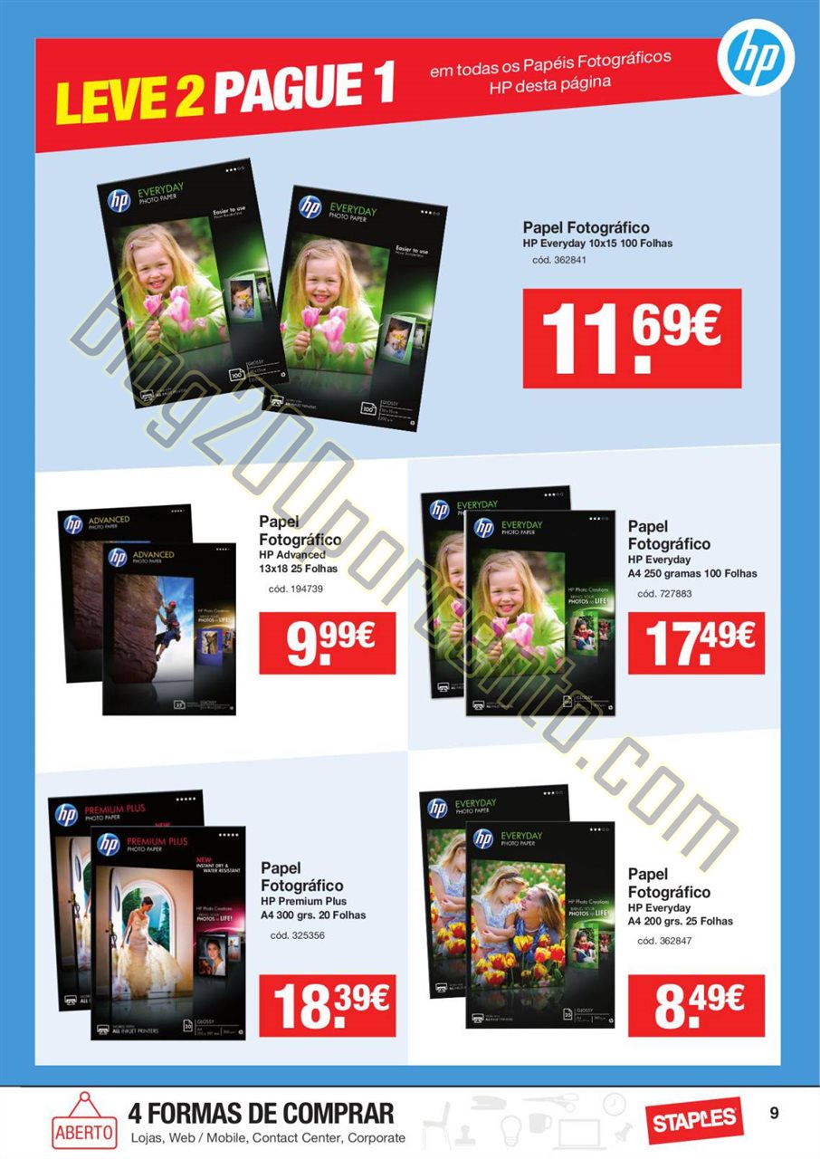 Antevisão folheto STAPLES Promoções de 3 a 24 n
