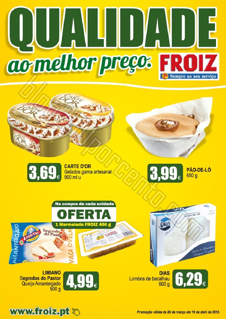 Novo Folheto FROIZ promoções até 19 abril p1.jp