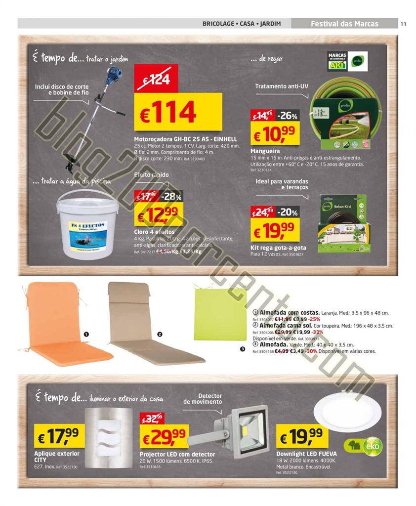 Festival das marcas AKI folheto de 28 maio a 22 ju