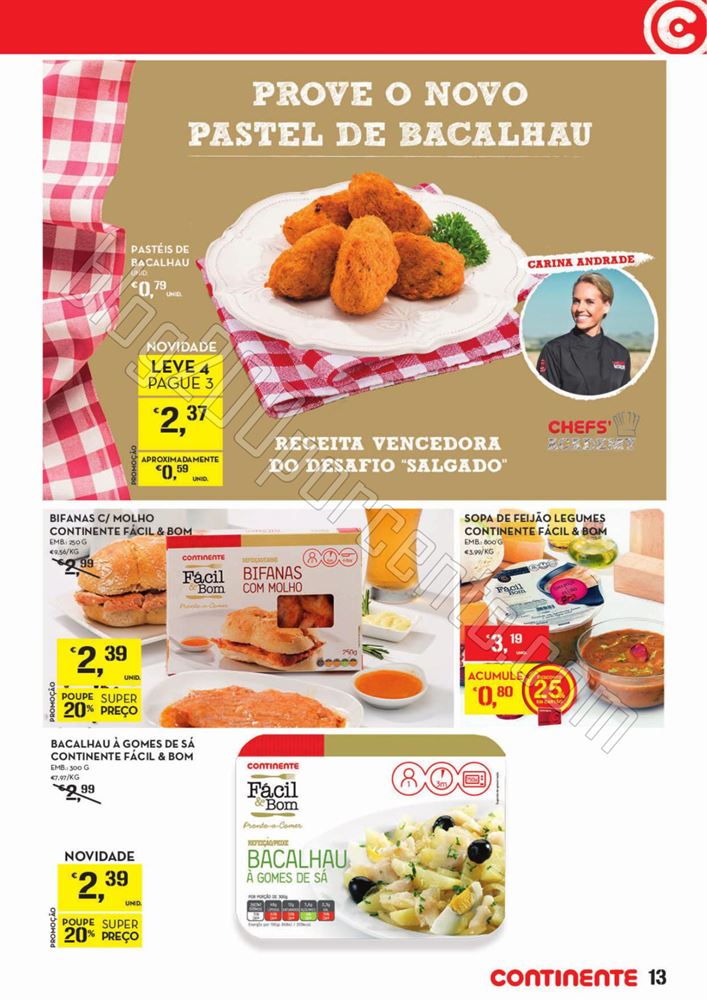 Antevisão Folheto CONTINENTE de 13 a 19 janeiro H