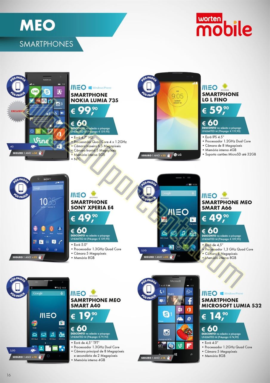 Novo Folheto WORTEN MOBILE de 9 julho a 5 agosto p