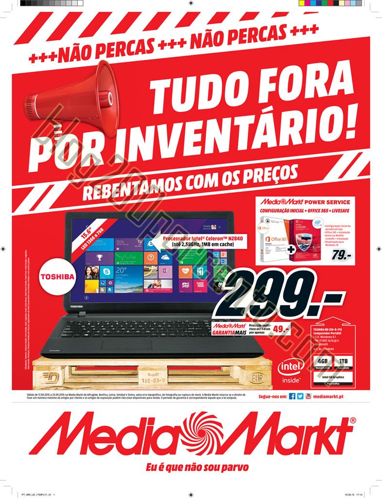 Antevisão Folheto MEDIA MARKT Centro de 17 a 23 s