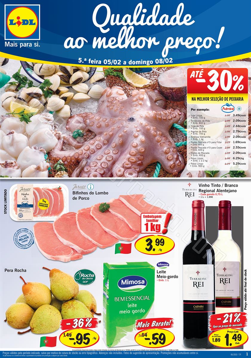 Antevisão Folheto LIDL promoções de 5 a 11 feve