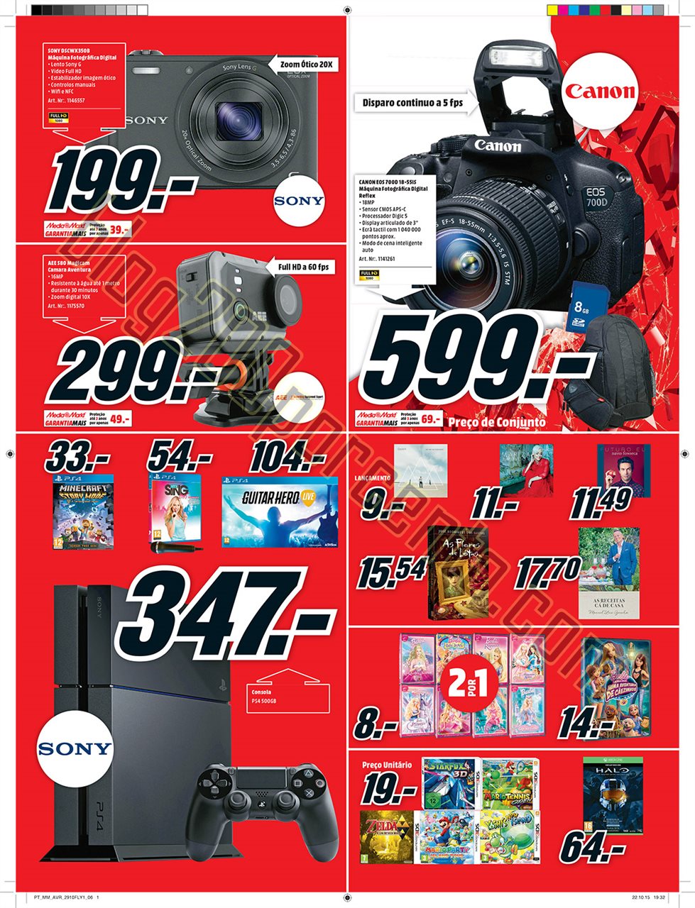 Antevisão Folheto MEDIA MARKT Norte 29 outubro a 