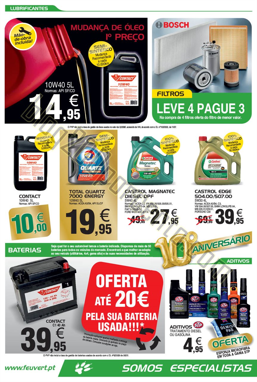 Antevisão Folheto FEU VERT Aniversário de 26 out