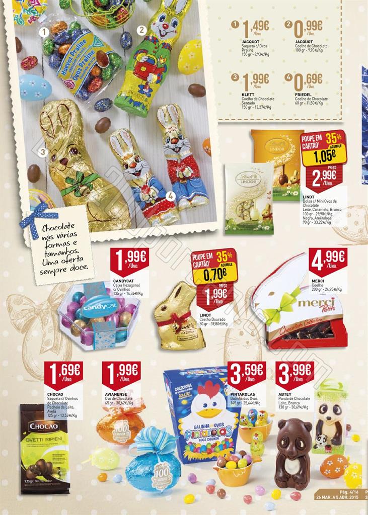 Antevisão Folheto INTERMARCHÉ Páscoa de 26 mar