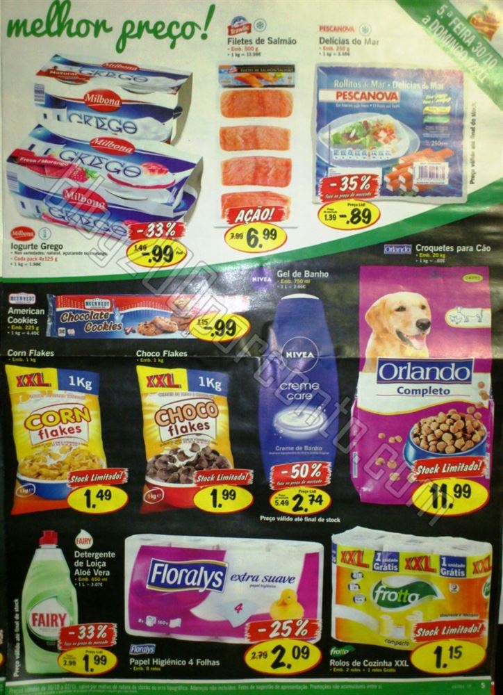 Antevisão Folheto LIDL de 30 outubro a 5 novembro