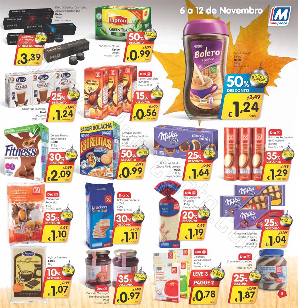 Antevisão Folheto MINIPREÇO de 6 a 12 novembro -