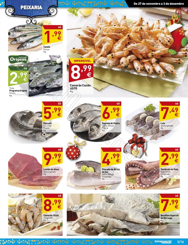 Antevisão Folheto INTERMARCHÉ de 27 novembro a 3