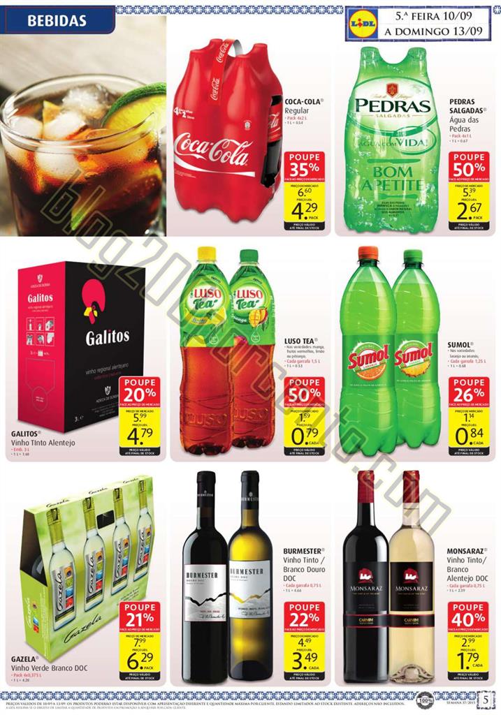 Antevisão Folheto LIDL promoções de 10 a 16 set