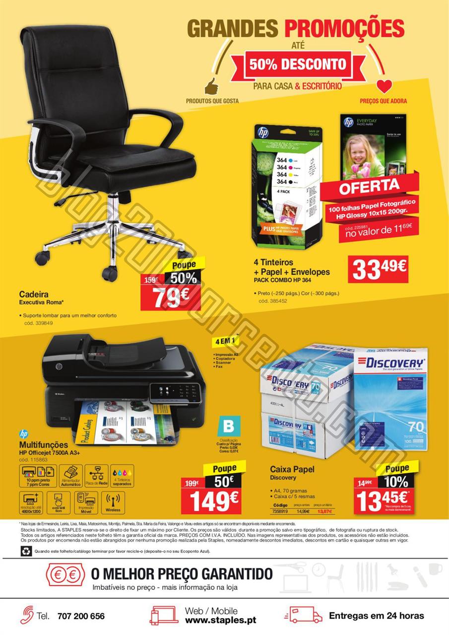 Antevisão Folheto STAPLES Promoções de 23 a 28 