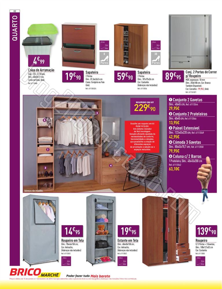 Antevisão Folheto BRICOMARCHÉ de 15 janeiro a 1 