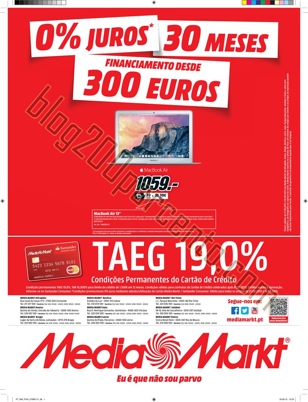 Antevisão folheto MEDIA MARKT de 27 agosto a 2 se