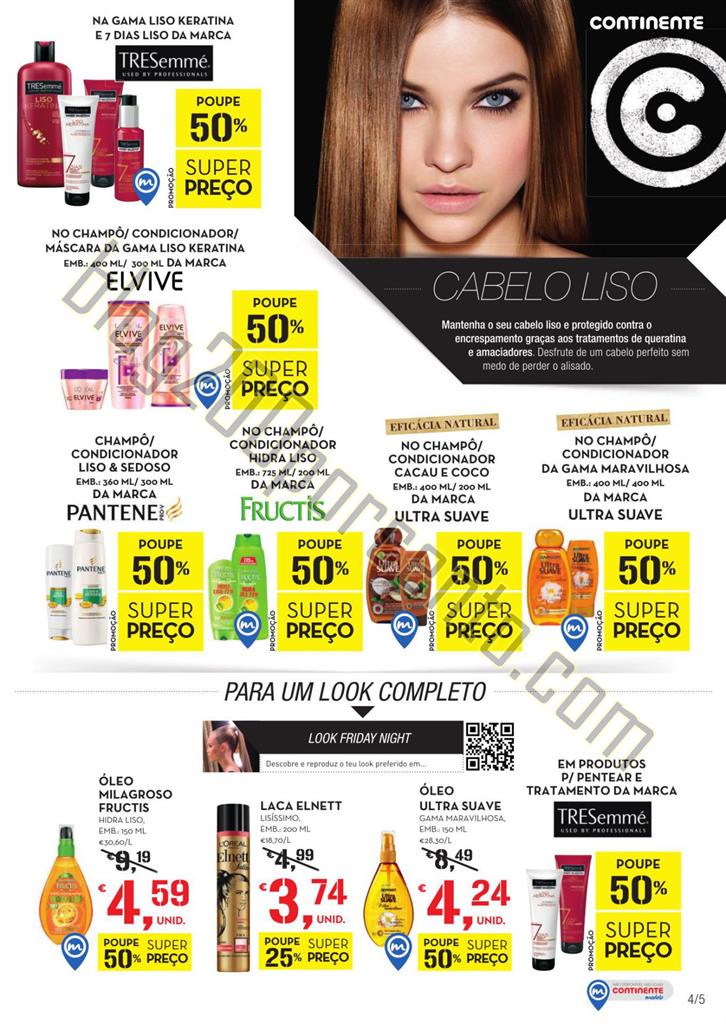 Antevisão folheto CONTINENTE Cabelos&amp;Looks de 2 a