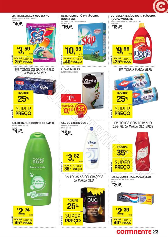 Antevisão Folheto CONTINENTE promoções de 16 a 