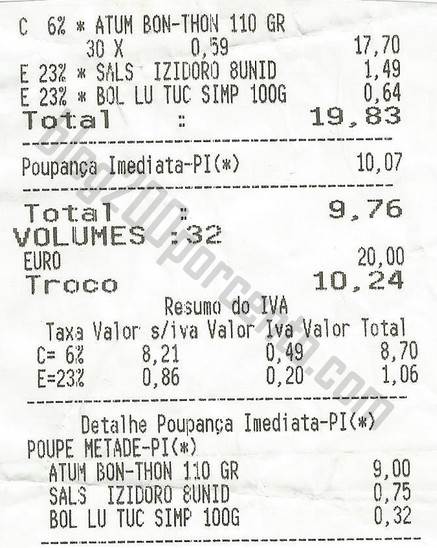 Existem mais erros no PINGO DOCE mas deve ser só hoje!