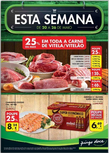 Antevisão folheto PINGO DOCE de 20 a 26 maio - Online