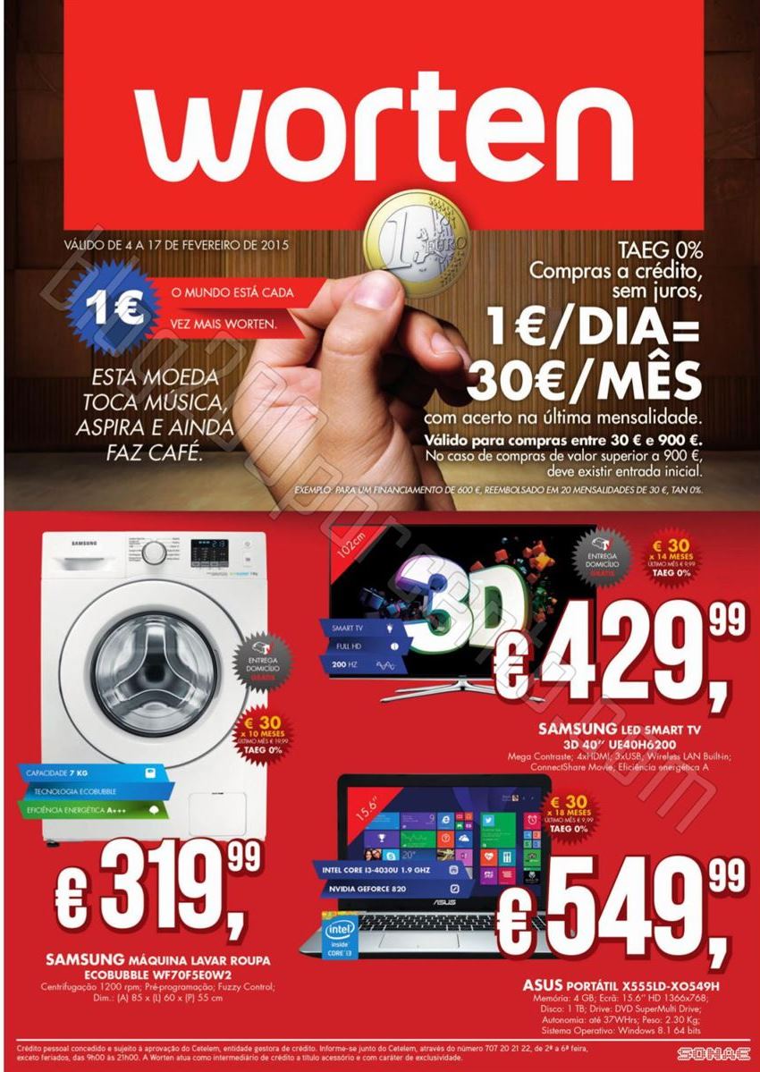 Novo Folheto WORTEN promoções de 4 a 17 fevereir