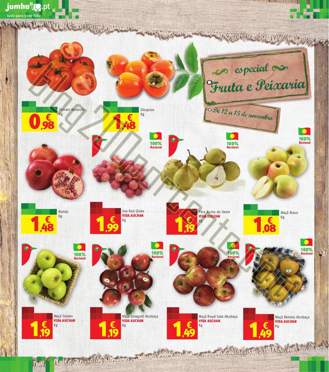 Novo Folheto JUMBO Extra Fim de semana de 12 a 15 