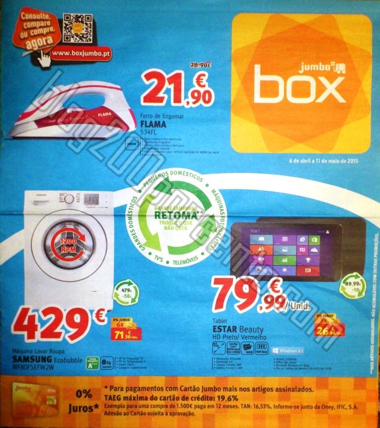 Antevisão Folheto JUMBO - BOX Retomas de 6 abril 