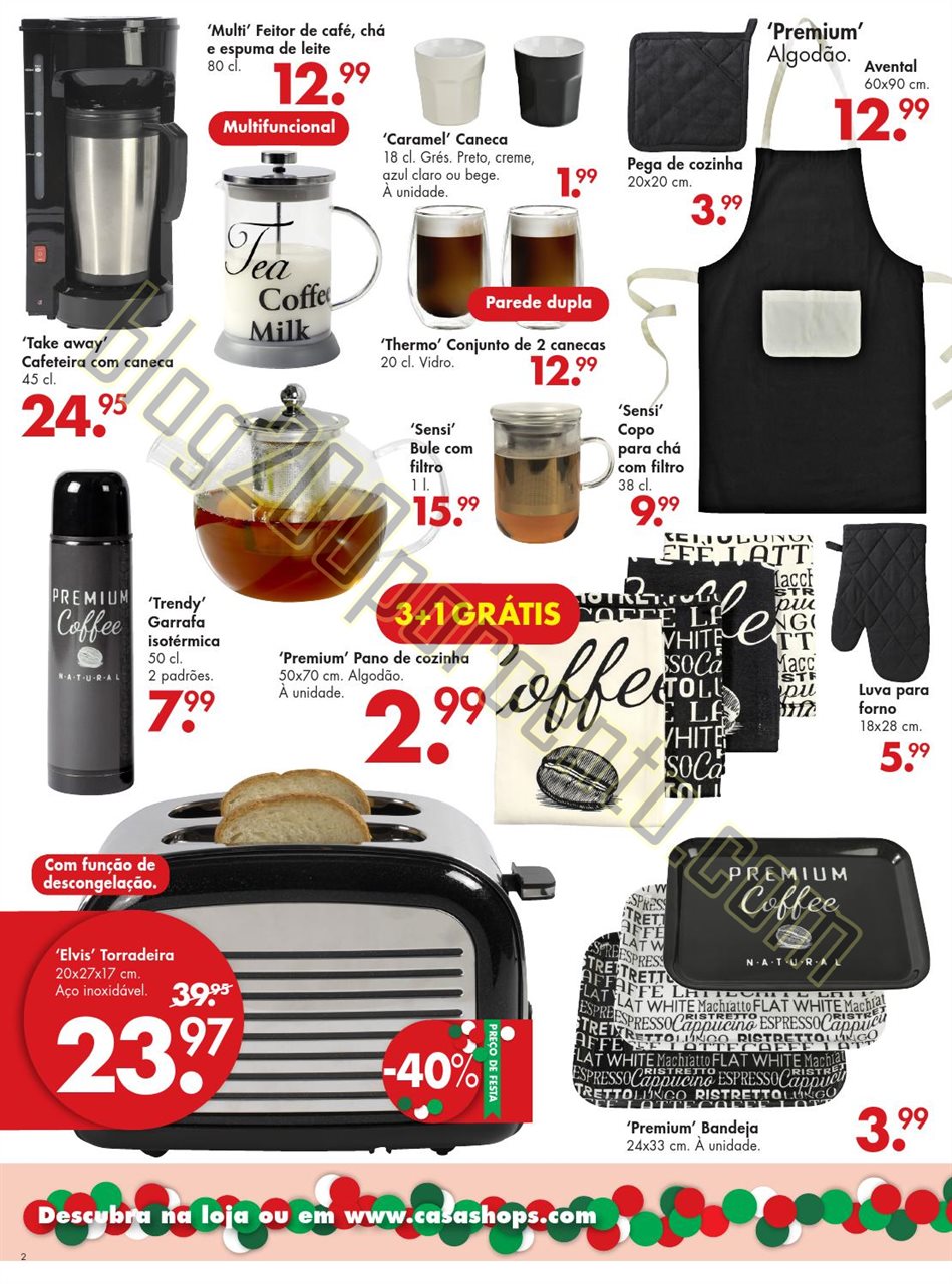Novo Folheto Natal CASA promoções até 29 novemb