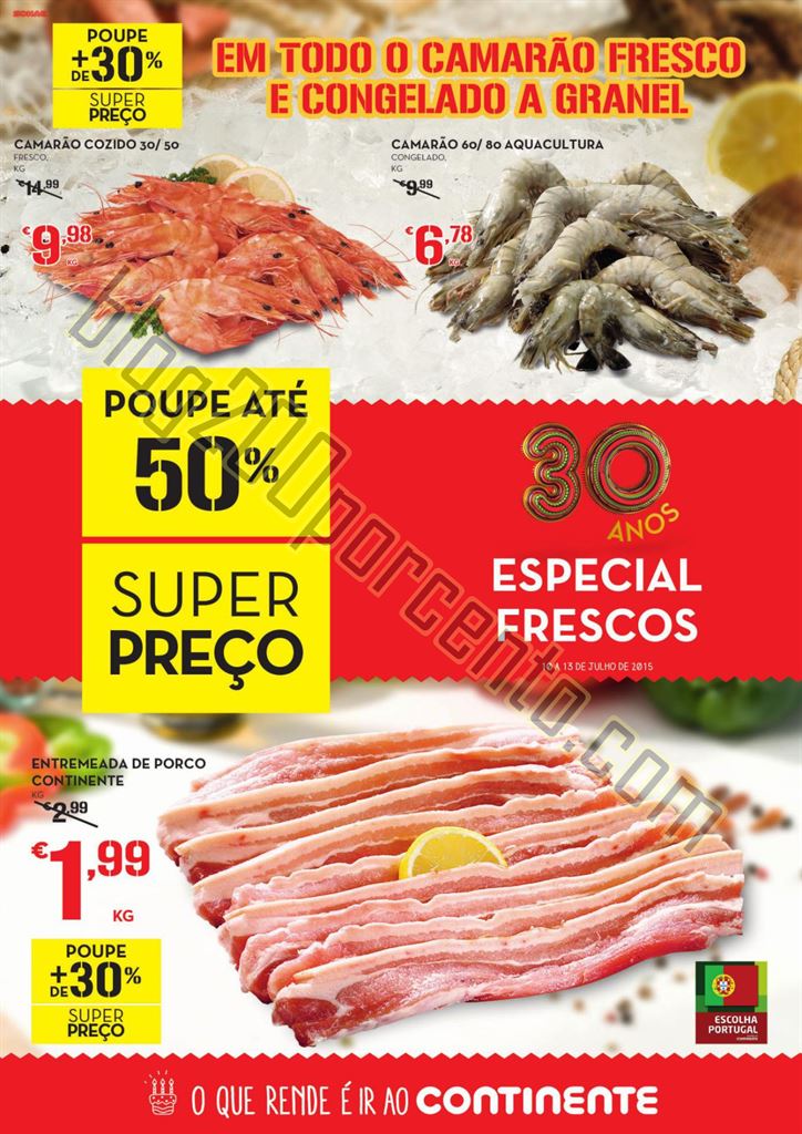 Antevisão Folheto CONTINENTE Frescos - Fim de sem