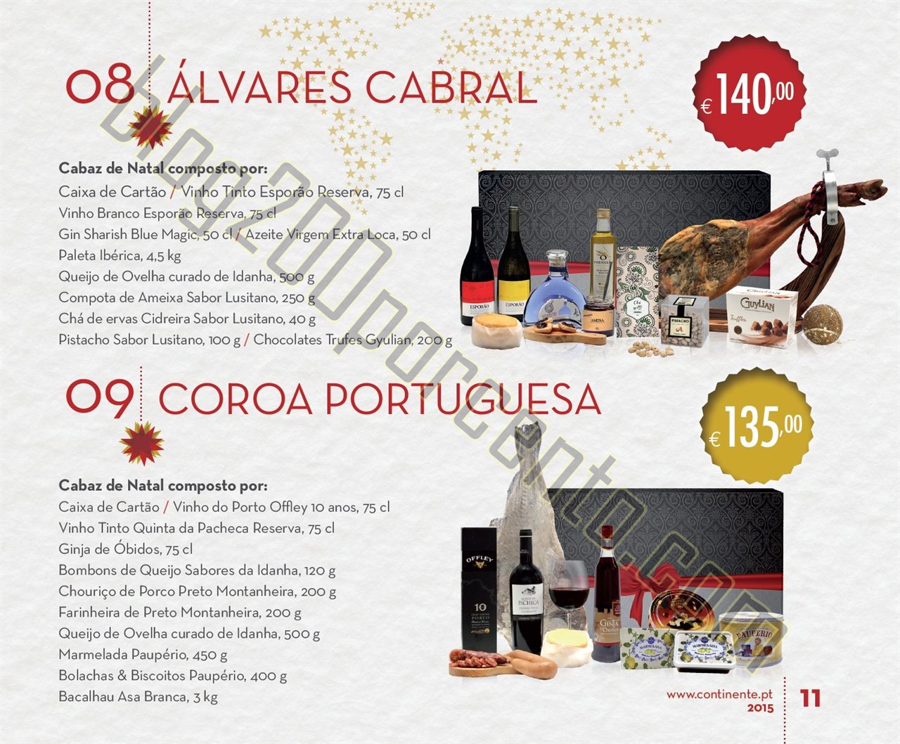 Folheto Natal CONTINENTE Cabazes Natal até 13 dez