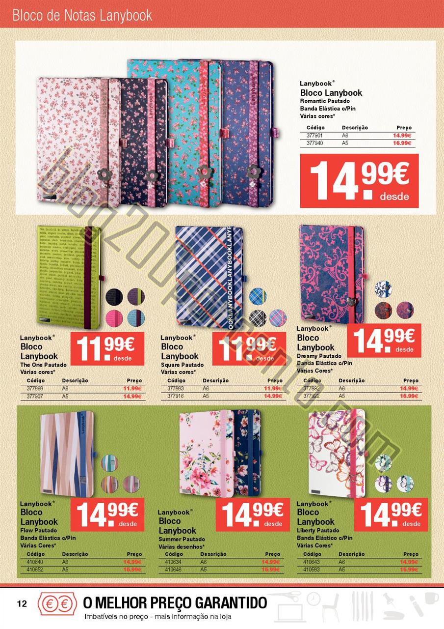 Antevisão Folheto STAPLES Agendas de 1 outubro a 