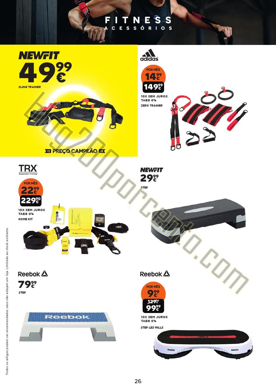 Antevisão Folheto SPORT ZONE Fitness de 8 outubro