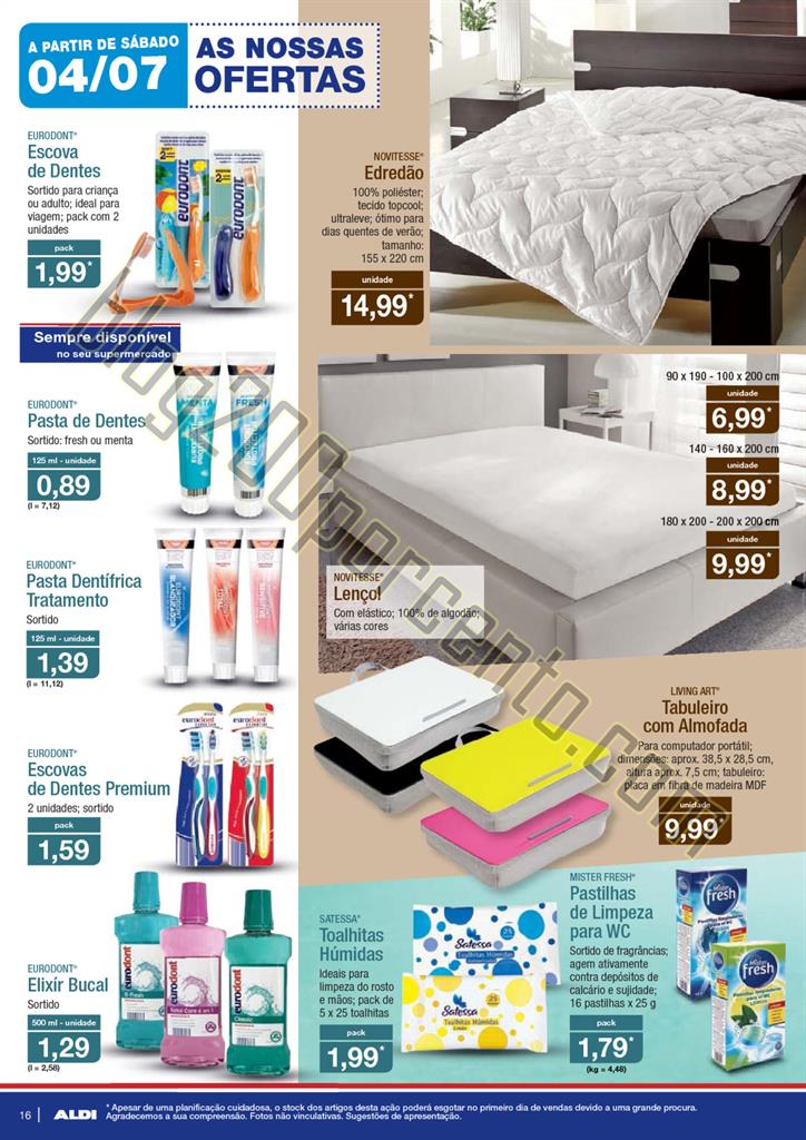 Antevisão Folheto ALDI Promoções a partir de 1 