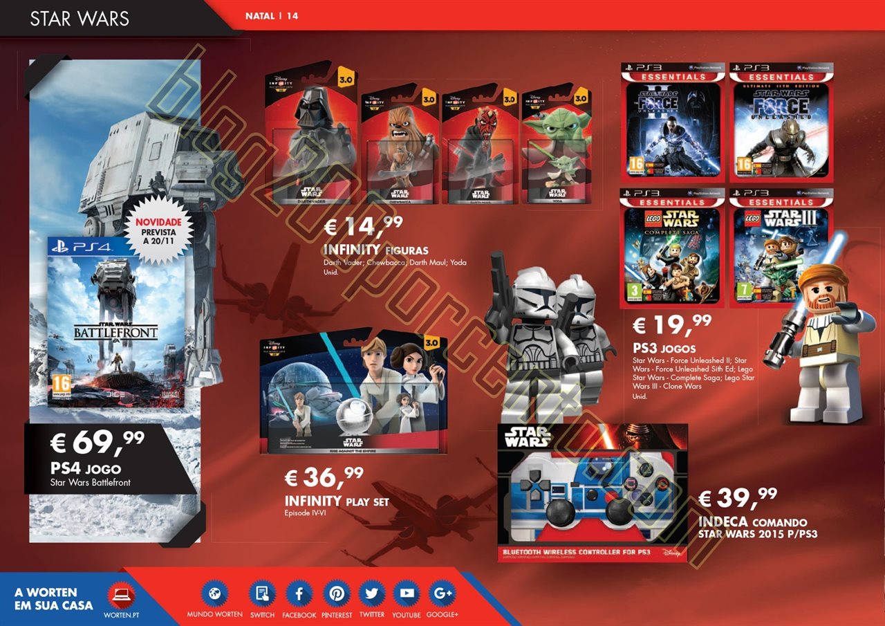 Novo Folheto WORTEN Entretenimento Natal de 13 nov