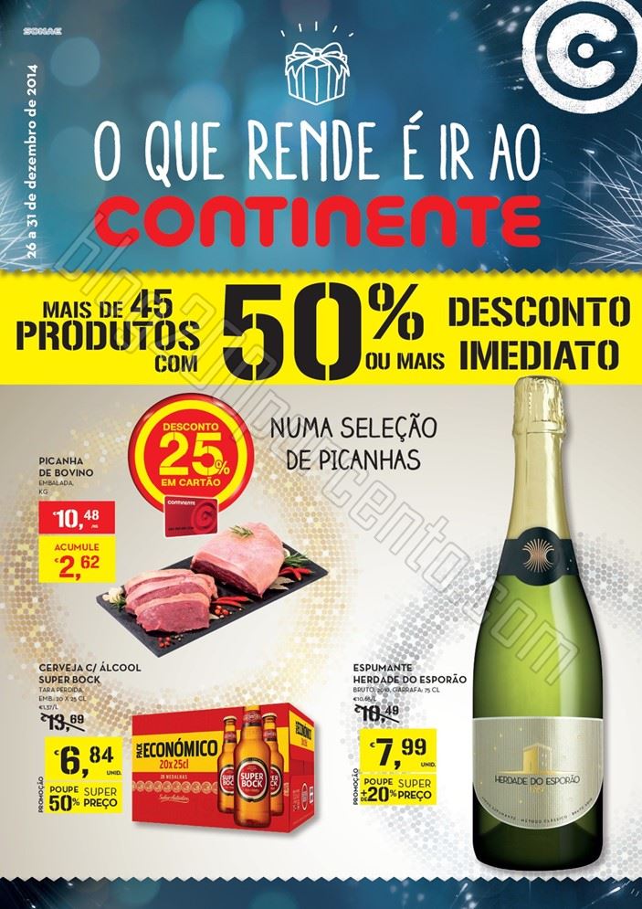 Antevisão Folheto CONTINENTE de 26 a 31 dezembro 