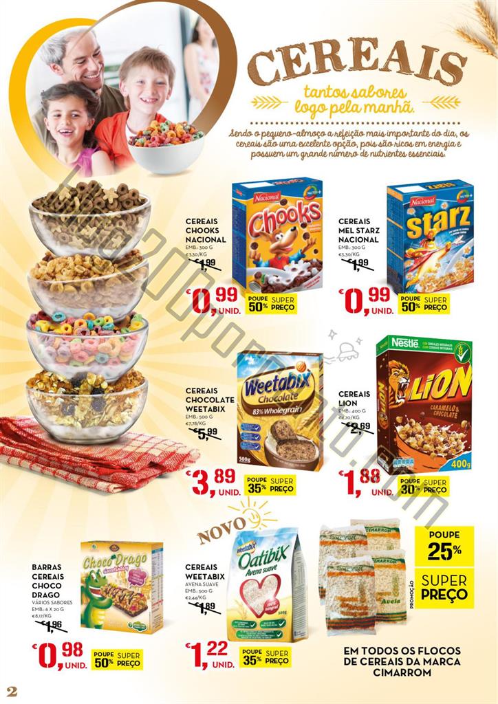 Antevisão Folheto CONTINENTE Especial Cereais de 