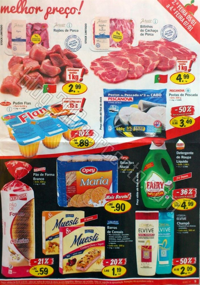 Antevisão Folheto LIDL Promoções de 2 a 7 janei