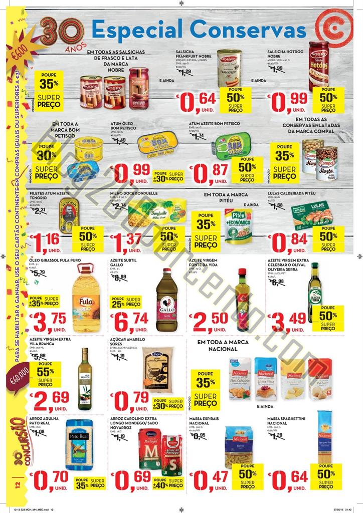 Antevisão Folheto CONTINENTE Promoções de 2 a 8