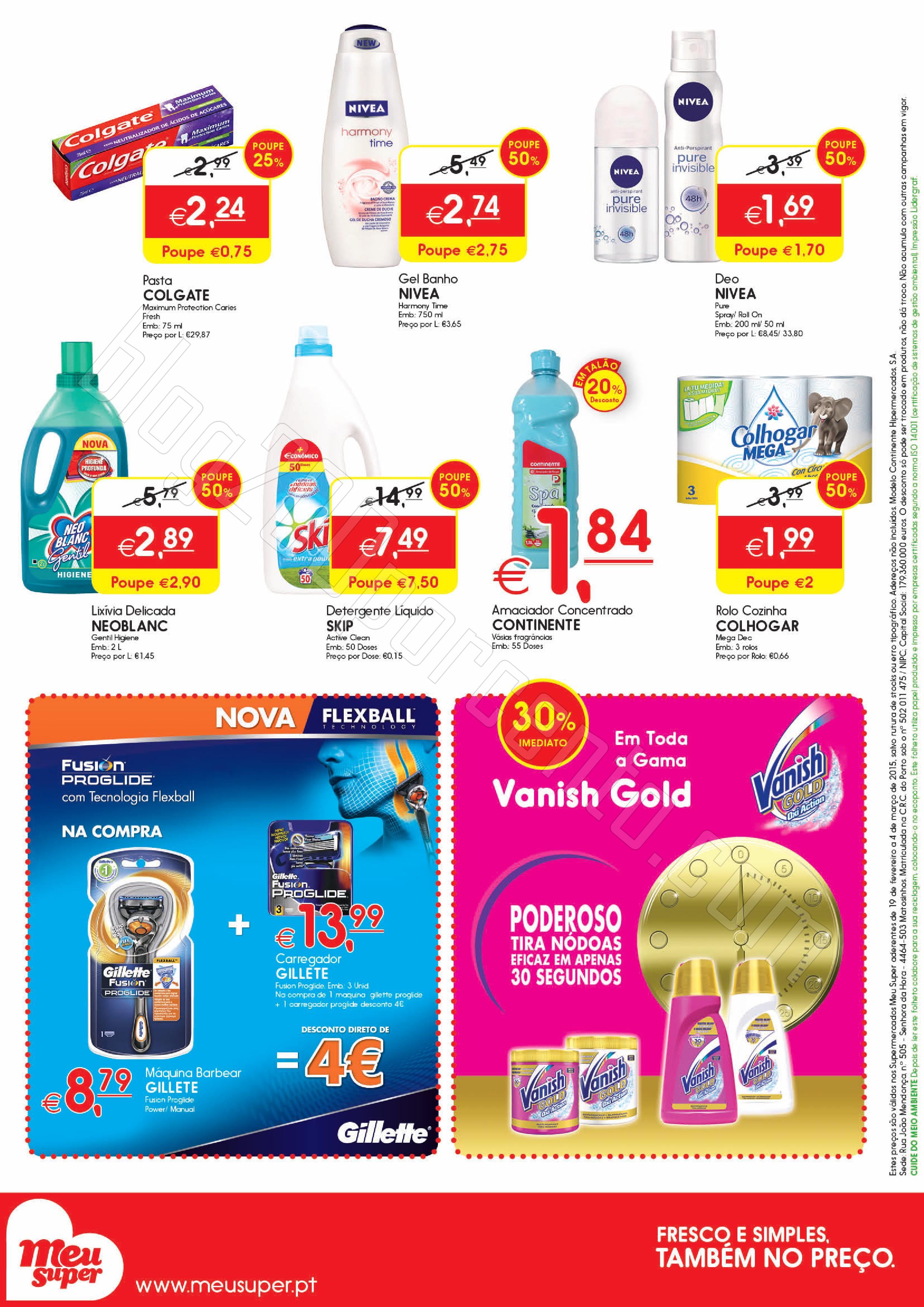 Novo Folheto MEU SUPER Promoções de 19 fevereiro