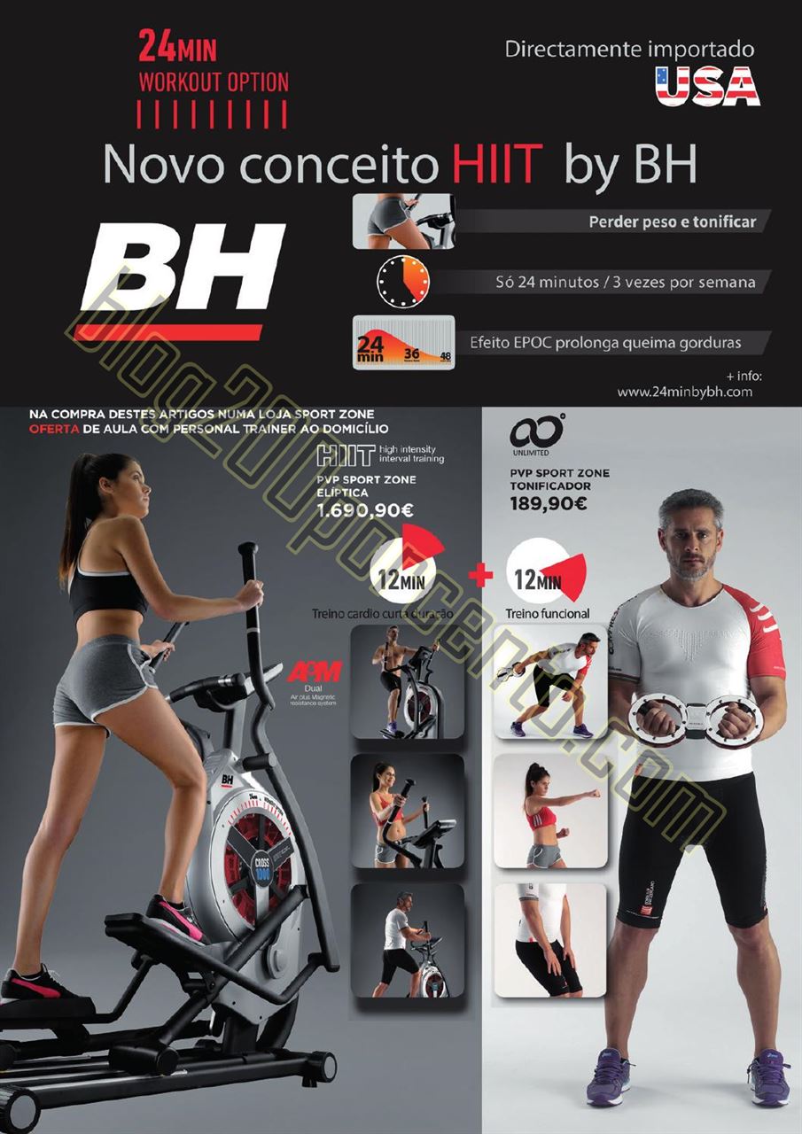 Antevisão Folheto SPORT ZONE Fitness de 8 outubro