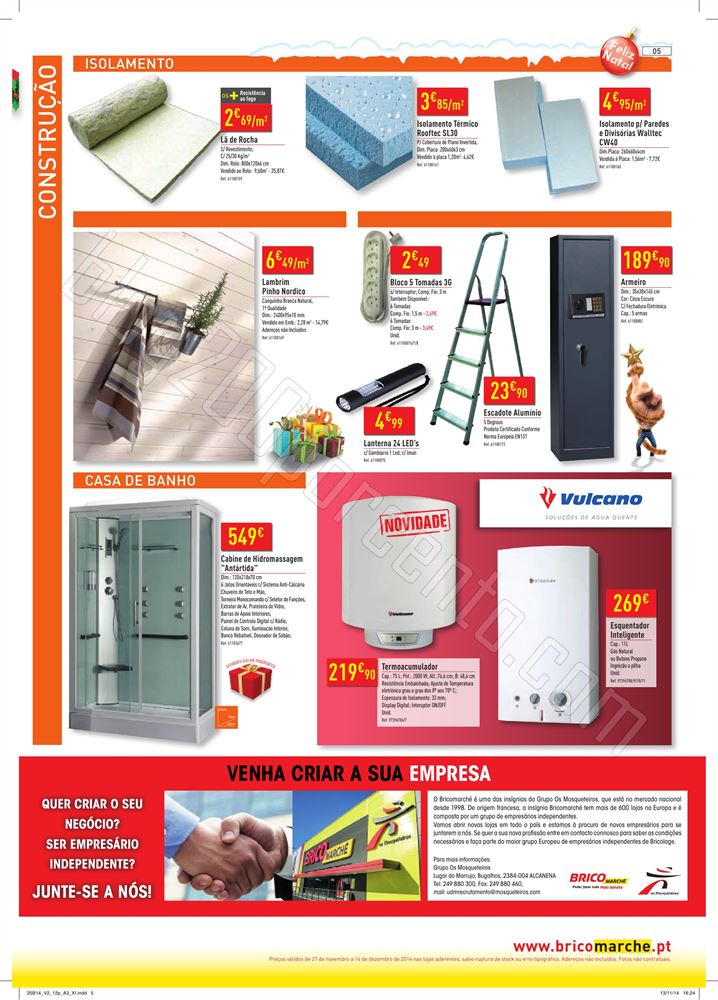 Novo Folheto BRICOMARCHÉ de 27 novembro a 14 deze