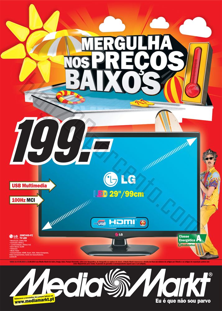 Antevisão Folheto MEDIA MARKT promoções de 7 a 13 agosto - Norte