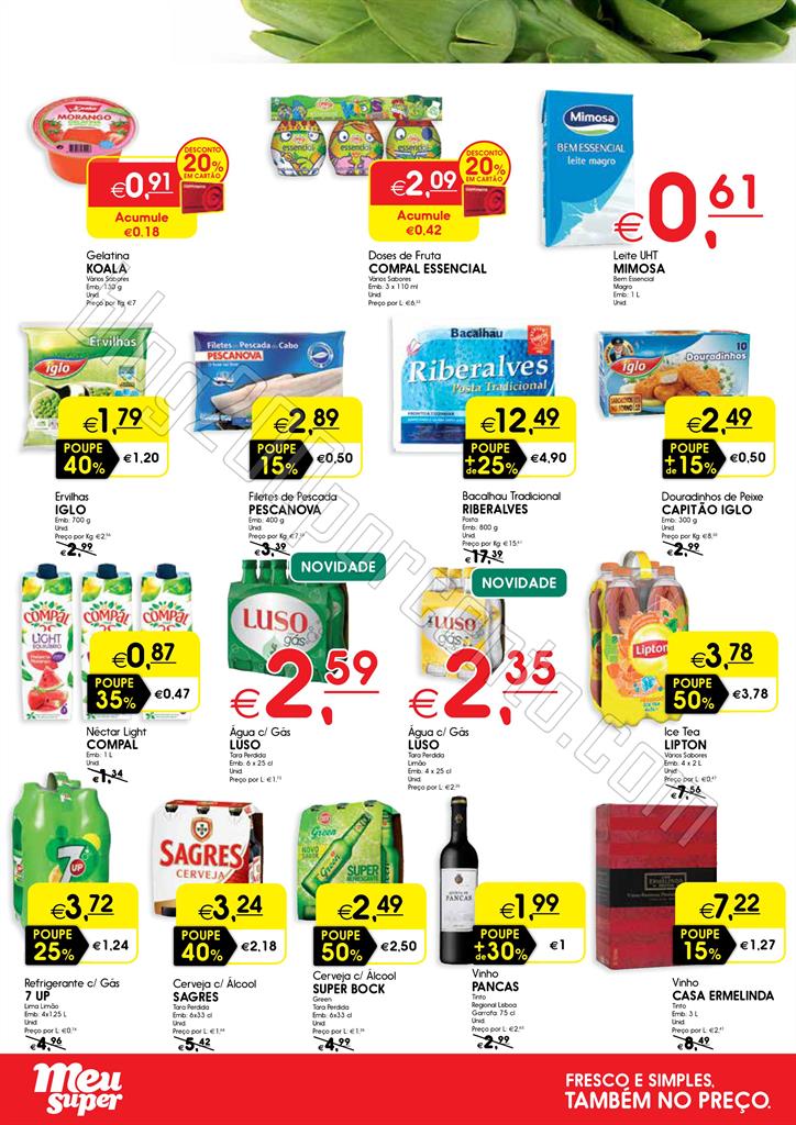 Novo Folheto MEU SUPER Promoções de 6 a 15 abril