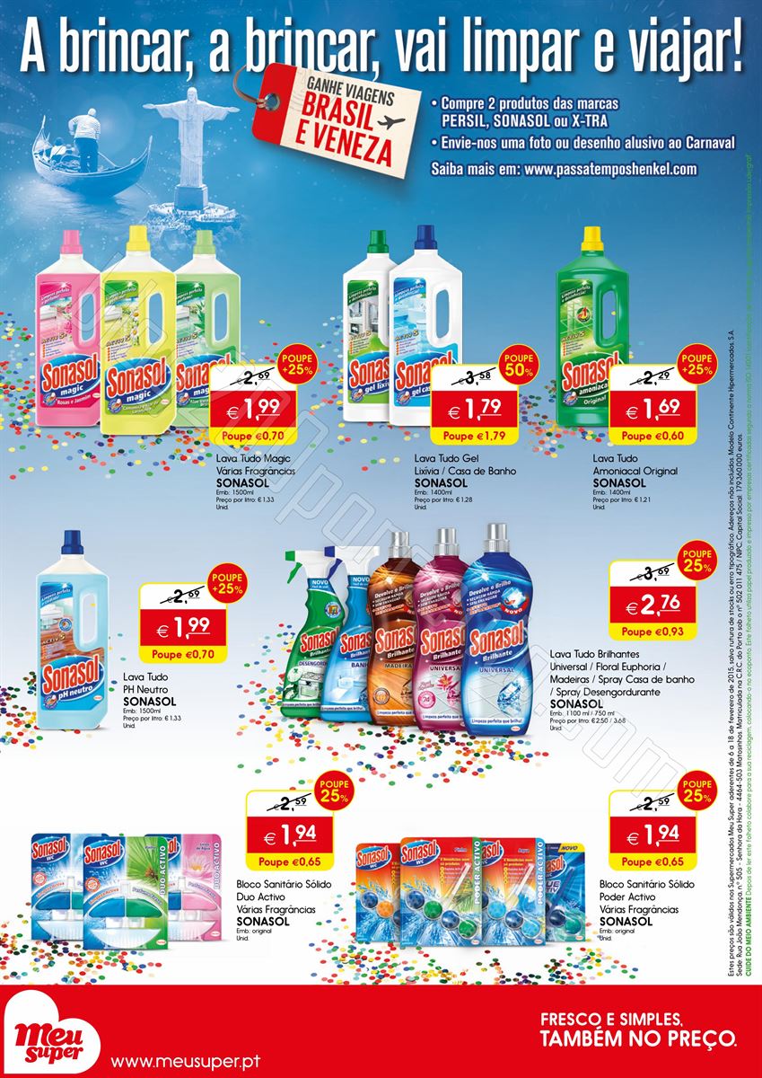 Novo Folheto MEU SUPER Limpeza e Higiene do lar at