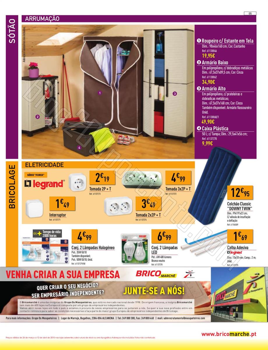 Antevisão Folheto BRICOMARCHÉ de 26 março a 12 