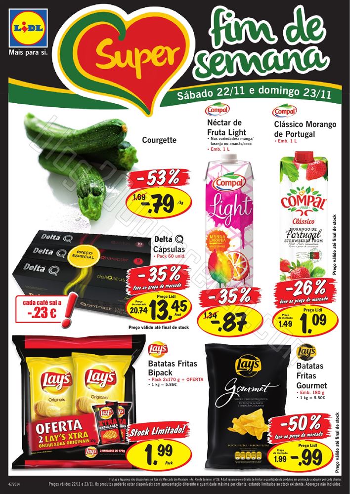 Antevisão Folheto LIDL Fim de semana II de 22 a 2