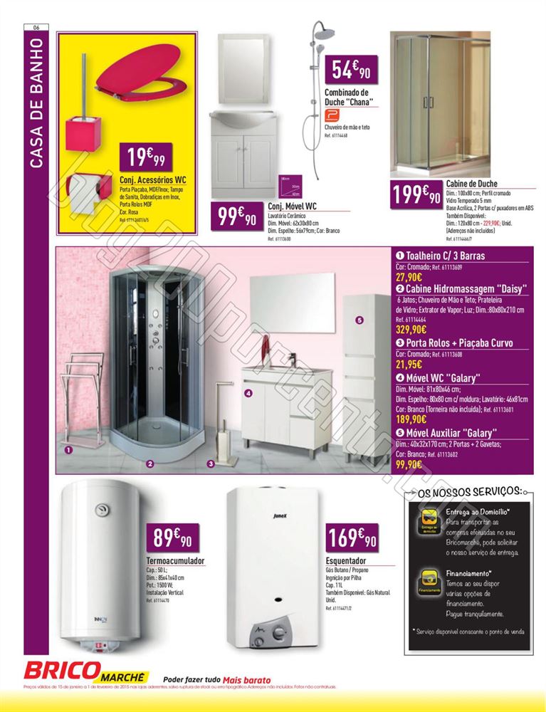 Antevisão Folheto BRICOMARCHÉ de 15 janeiro a 1 