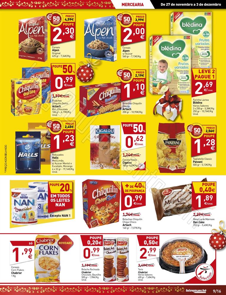 Antevisão Folheto INTERMARCHÉ de 27 novembro a 3