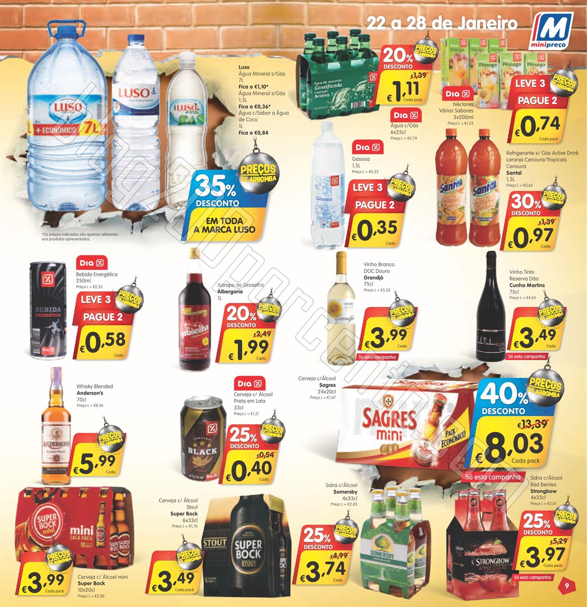 Antevisão Folheto MINIPREÇO de 22 a 28 janeiro D
