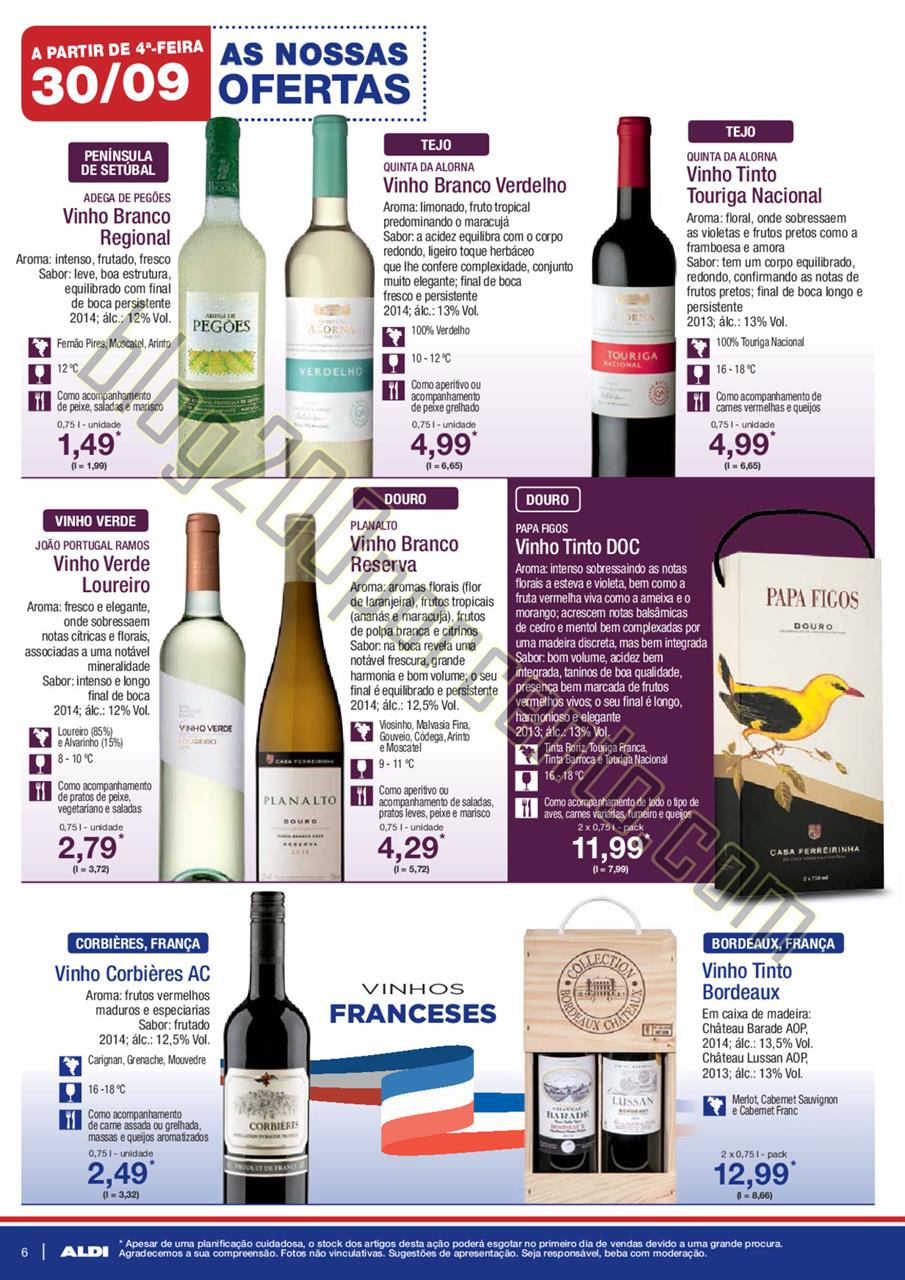Antevisão Folheto ALDI promoções a partir de 30