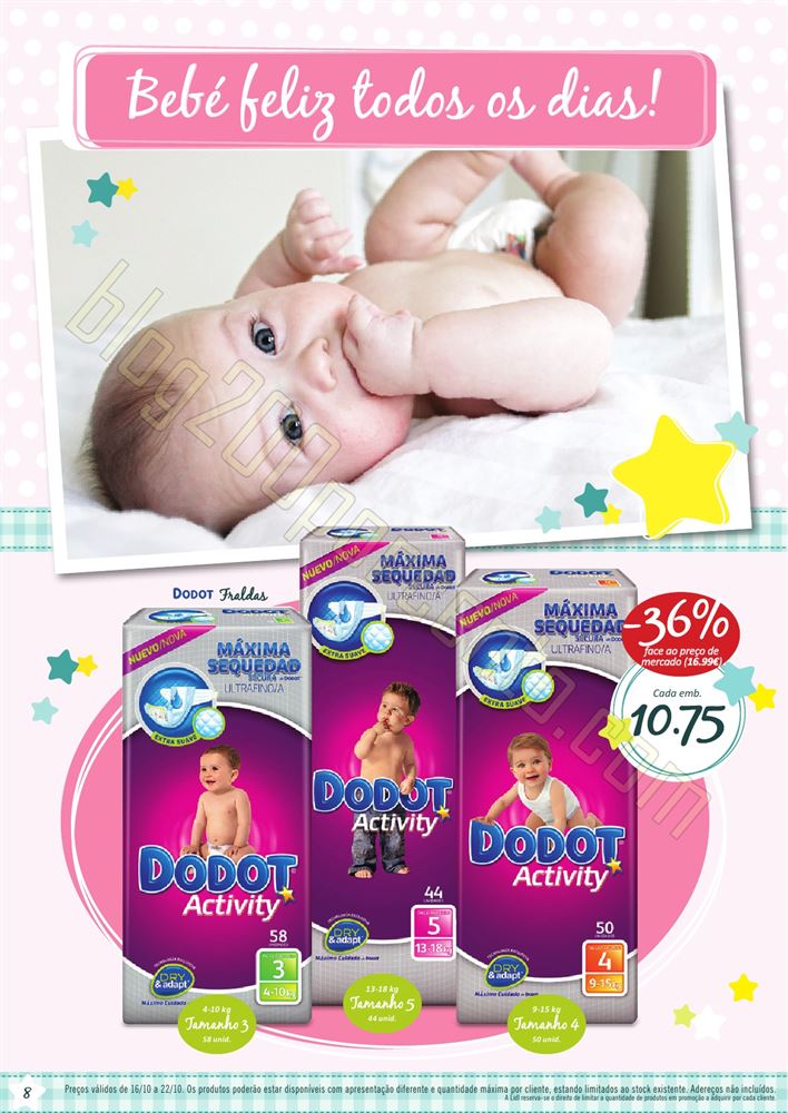 Antevisão Folheto LIDL de 16 a 22 outubro - Bebé