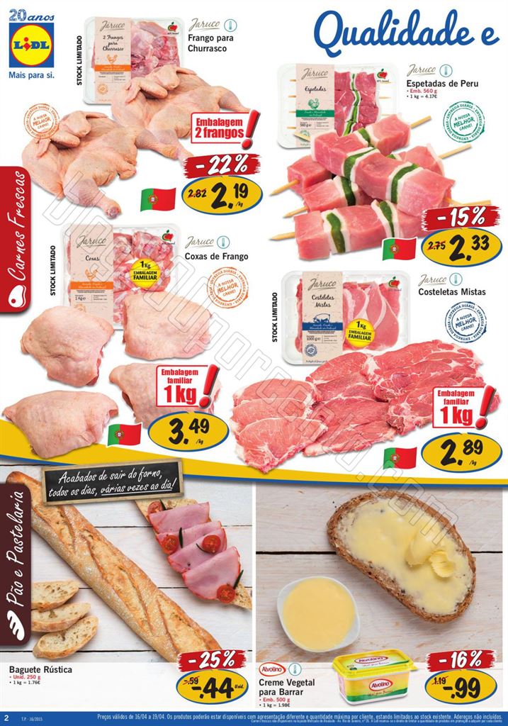 Antevisão Folheto LIDL Promoções de 16 a 22 abr