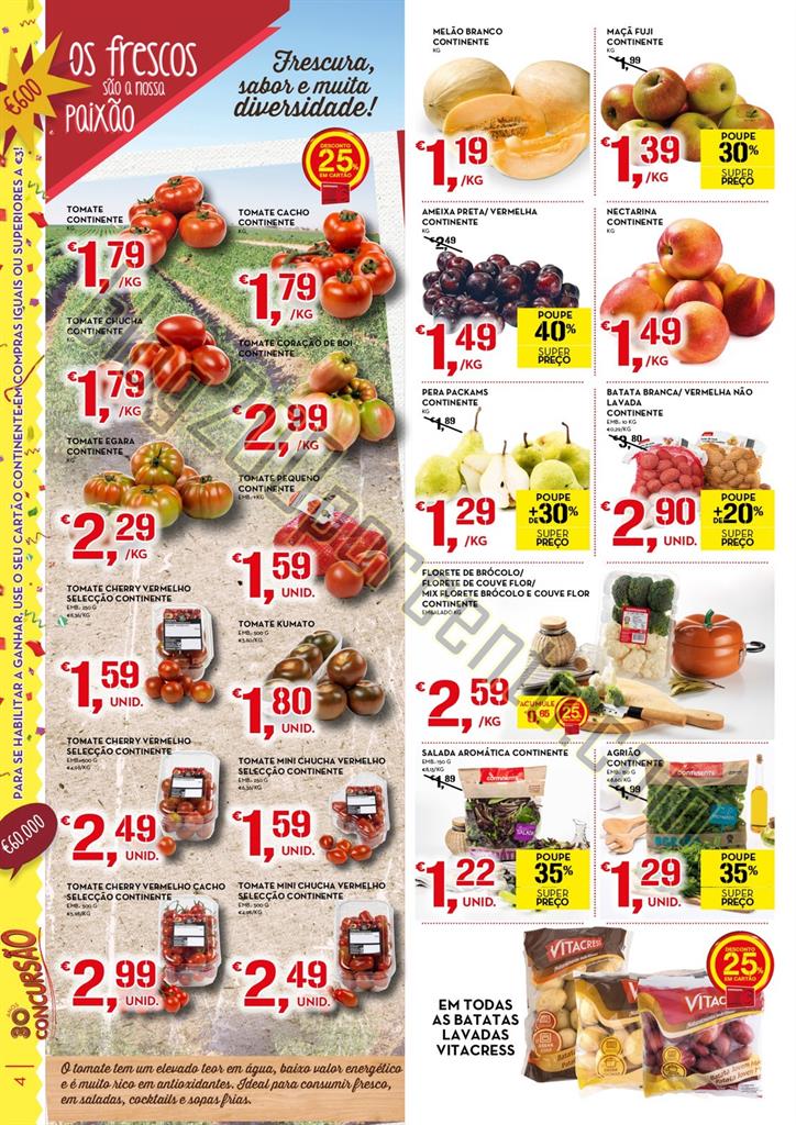 Antevisão Folheto CONTINENTE Promoções de 16 a 